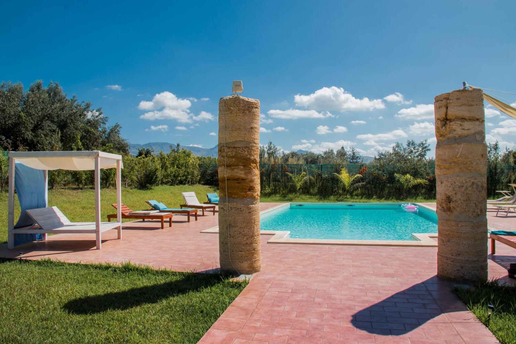 Villa Con Piscina Casale Di Gio Nel Golfo Di Castellammare Partinico Εξωτερικό φωτογραφία