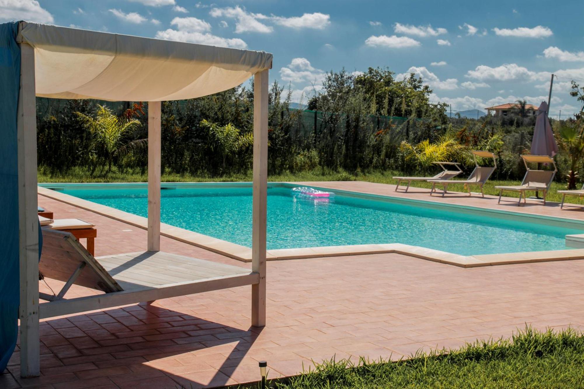 Villa Con Piscina Casale Di Gio Nel Golfo Di Castellammare Partinico Εξωτερικό φωτογραφία