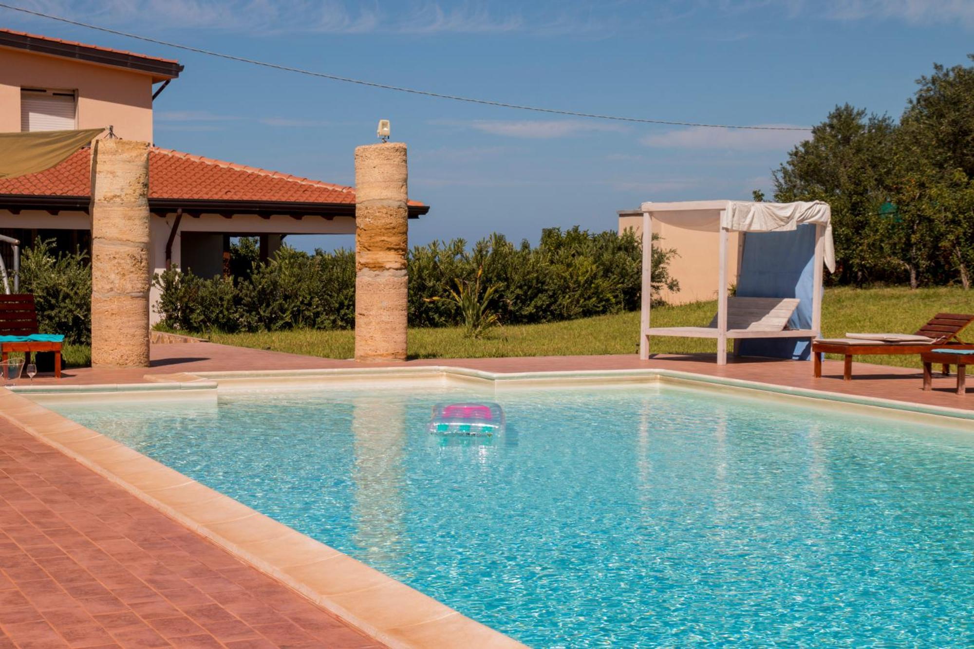 Villa Con Piscina Casale Di Gio Nel Golfo Di Castellammare Partinico Εξωτερικό φωτογραφία